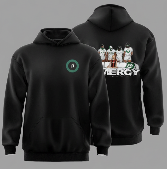 קפוצון "NO MERCY" עיצוב על הגב